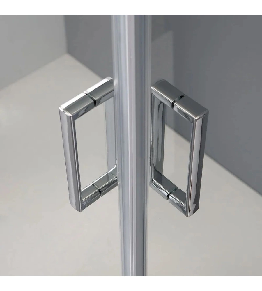 BOX DOCCIA "SOLE" CROMATO, 70X90X185 CM